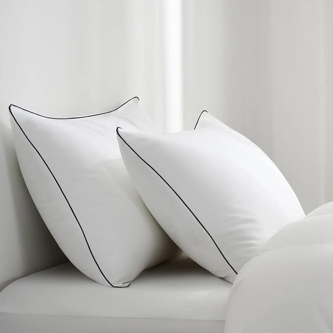 Vorouhals Hotel Collection Bed Pillows for Sleeping 4 Pack King Size Cooling Pillows Set of 4 for Back, Stomach or Side Sleepers, Super Soft Down Alternative Microfiber Filled Pillows