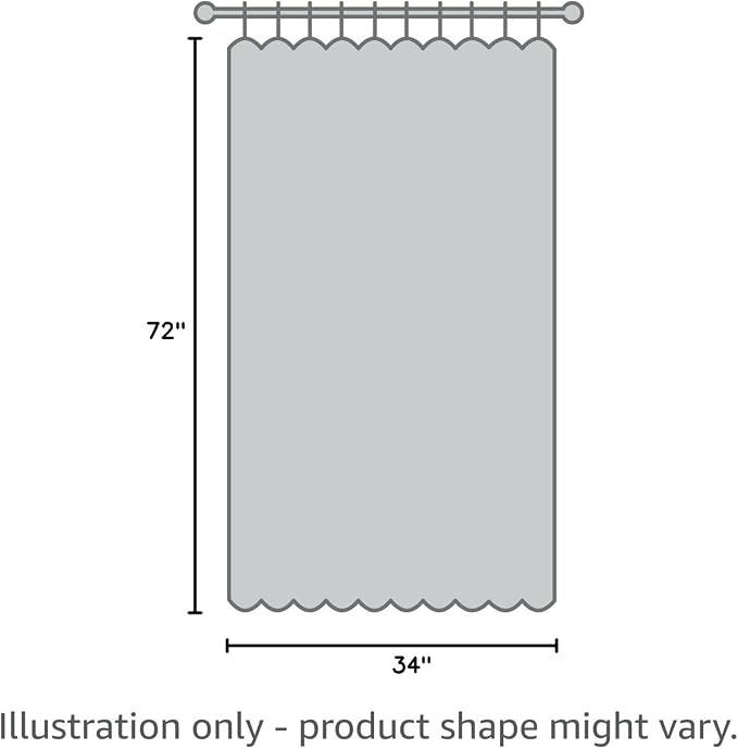 NICETOWN Blackout Curtains for Living Curtains, Home Decoration Solid Thermal Insulated Draperies & Drapes, Blackout Window Curtains for Kitchen (Stone Blue, 2 Panels, 34 in x 72 in (W x L))