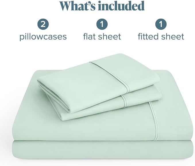 Bare Home King Sheet Set - 1800 Ultra-Soft (King, Spring Mint) | Deep Pockets 6 to 15 Inches, Breathable, Hypoallergenic, Hotel Luxury, Easy Fit, Soft, All-Season