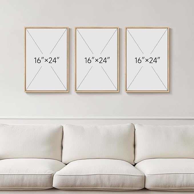 Framed William Morris Canvas Wall Art for Living Room, 3 Piece Large Vintage Sage Green Artwork for Walls Nature Floral Botanical Picture Prints for Bedroom, Hallway, Home Office Wall Decor, 16x24 | Fine art, Vintage, Floral, Nature, Aesthetic, Easy in...