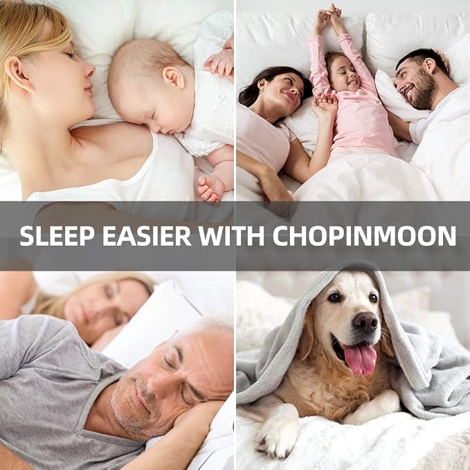 CHOPINMOON King Mattress Topper for Back Pain, Thick Mattress Pad Cover | Plush Pillow Top Mattress Topper, Breathable Soft Bed Topper with 8-21”Deep Elastic Pocket, Cooling for Hot Sleepers, White