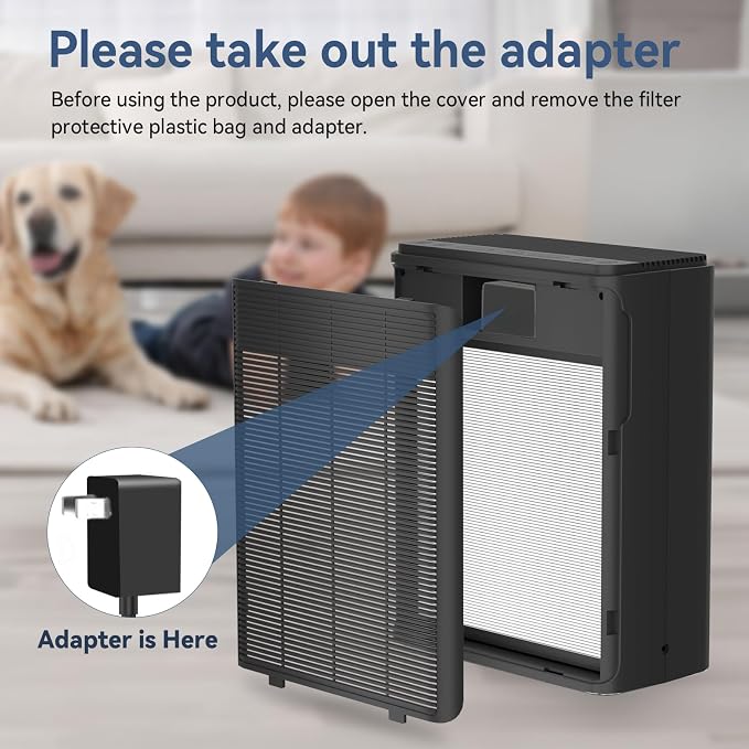 Air Purifiers for Home Large Room Up to 2000 Ft² with Washable Filters, AIUZLK H13 HEPA Filter,Bedroom Air Purifier for Pet,Air Cleaner for Smoke Pet Hair Dander Odor,P260