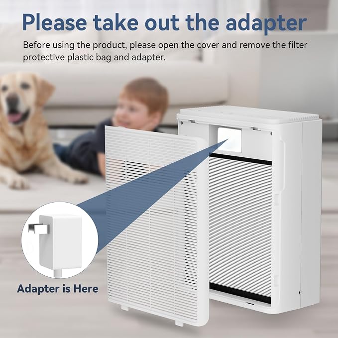 Air Purifiers for Home Large Room Up to 2000 Ft² with Washable Filters, AIUZLK H13 HEPA Filter,Bedroom Air Purifier for Pet,Air Cleaner for Smoke Pet Hair Dander Odor,P260