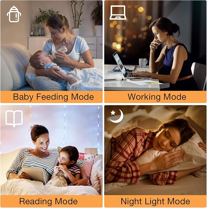 64'' Floor Lamps for Living Room with Remote Control and Stepless Dimmable Colors Temperature & Brightness, 9W Bulb Included(Beige Lampshade & Brown Pole)