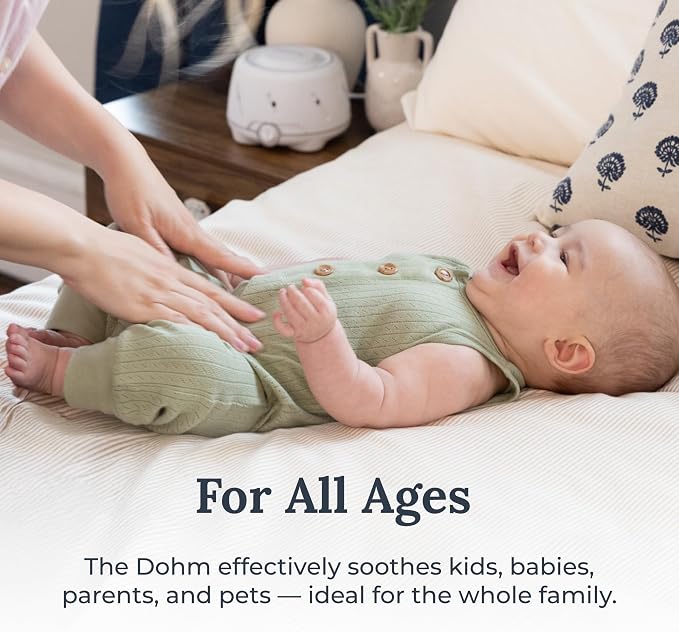 Yogasleep Dohm (2 Pack White/Gray) The Original White Noise Machine, Relaxing Natural Sound from a Real Fan, Sleep Aid & Noise Cancelling for Adults & Baby, Office Privacy & Meditation, Baby Registry