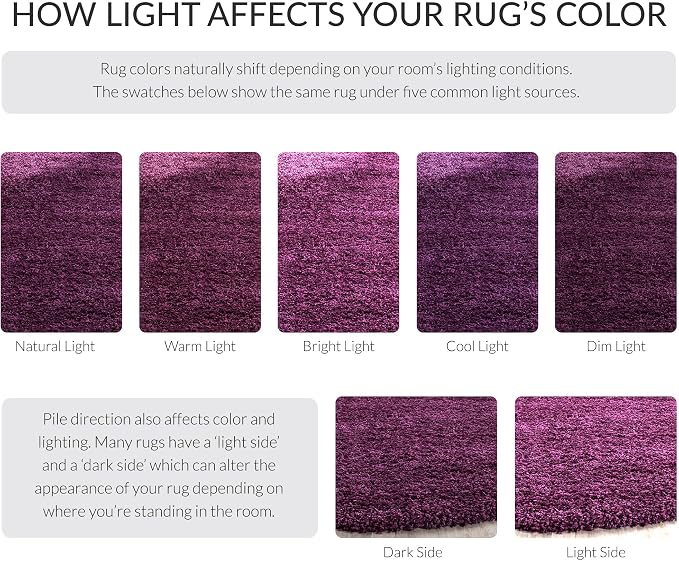 SAFAVIEH California Shag Collection Runner Rug - 2'3" x 21', Purple, Non-Shedding & Easy to Clean, Ultra Plush Thick Pile, Ideal for Hallway, Foyer, Entryway, Bedroom (SG151-7373)