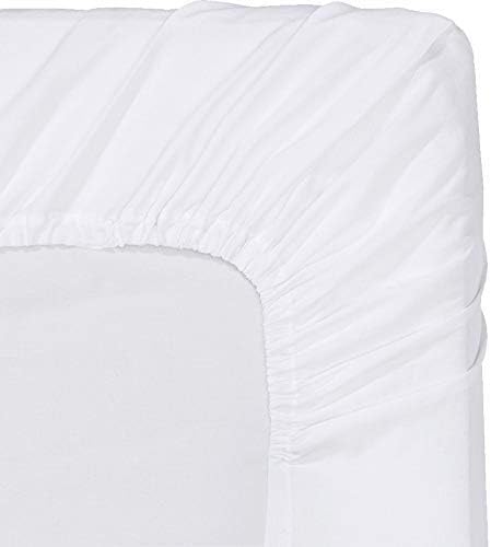 Utopia Bedding Queen Fitted Sheets - Bulk Pack of 6 Bottom Sheets - Soft Brushed Microfiber - Deep Pockets - Shrinkage & Fade Resistant - Easy Care (White) | Hotel Comfort, Cooling & Breathable Cotton like Polyester, Easy Fit, Wrinkle & Fade Resistant,...