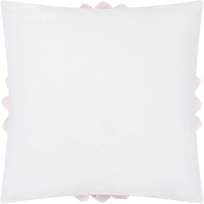 OiseauVoler 3D Sunflower Handmade Throw Pillow Cover Decorative Pillowcase Cushion Cover Case for Home Sofa Bed Living Room Decor 18x18 Inch Light Pink