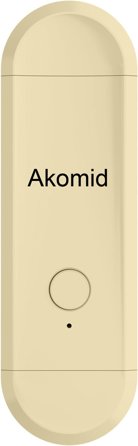 Akomid USB Rechargeable Book Light for Reading in Bed, 8 LEDs Bookmark Style Clip on, Eye-Cared Amber Light Mode for Kids, Blue Light Blocking, Stepless Dimming,Khaki