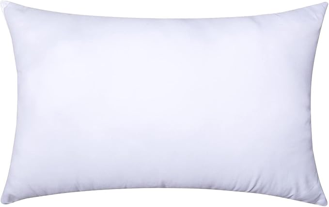 MIULEE 12x24 Inch Throw Pillow Insert for Couch Sofa Bed | Premium Virgin Filling, Soft Brushed Fabric, Rectangle Decorative Pillow,Lumbar Support