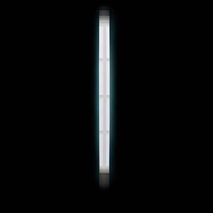 Blackout Curtains 52 x 120 Inch Long Sea Teal Curtains Set of 2 Panels Room Darkening Curtains for Bedroom and Living Room