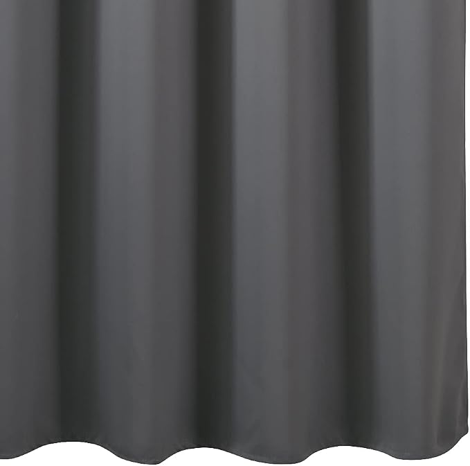 Frost Grey Blackout Curtains/52 x 45 Inch Length Kids Curtains/Set of 2 Panels Grommet Bedroom Curtains for Living Room
