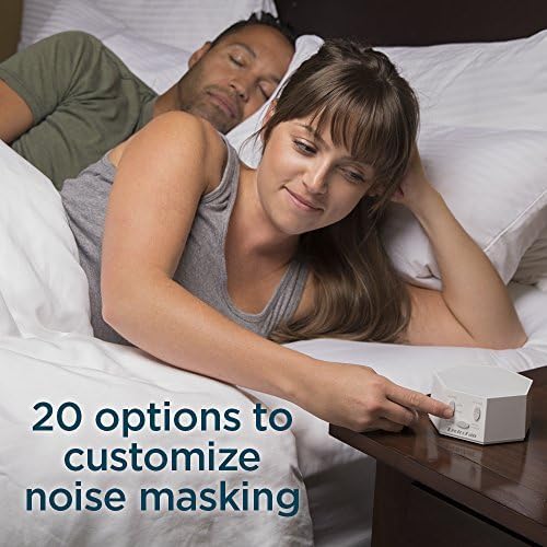 Adaptive Sound Technologies LectroFan Classic Sound Machine, White | Soothing Sound Machine for Sleep with a Built-in Sleep Timer, Non-Looping Sounds, Speech Privacy and Compact Design