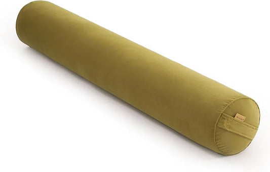 Body Pillow for Adults,Long Round Pillow,Big Cylindrical Pillow,Large Full Bolster Pillows for Side Sleepers (Golden Yellow, 47.24"*7.87")