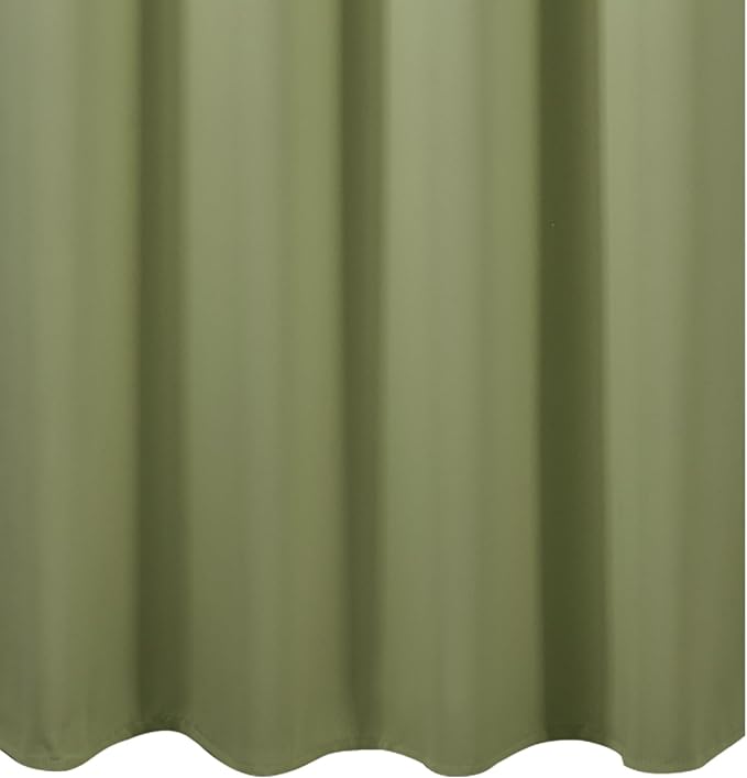Blackout Curtains 52 x 108 inch/Sage Green Curtains Set of 2 Panels/Thermal Insulated Room Darkening Bedroom Curtains