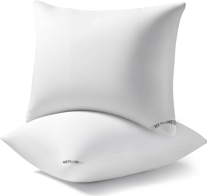 Piwaal Luxury Hotel Pillows for Sleeping 2 Pack,Bed Pillows Standard Size Set of 2,Down Alternative Filling,Pillows for Back,Stomach and Side Sleepers