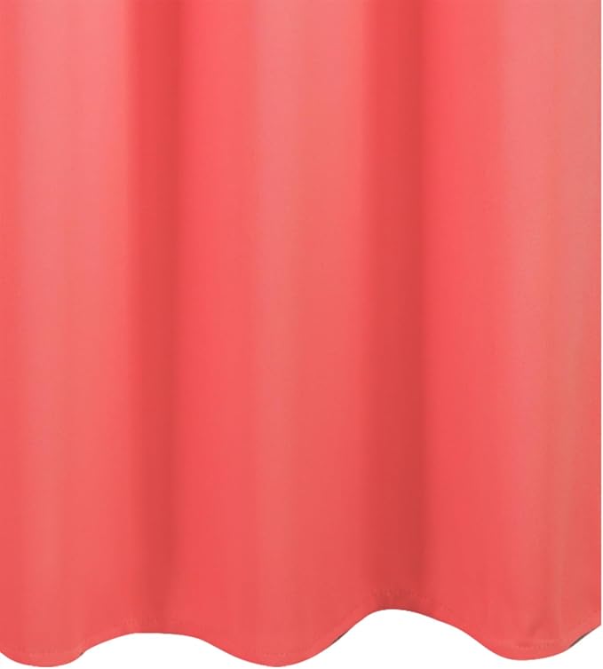 Blackout Curtains 66 x 72 Inch Long Coral Curtains Set of 2 Panels Room Darkening Curtains for Bedroom and Living Room