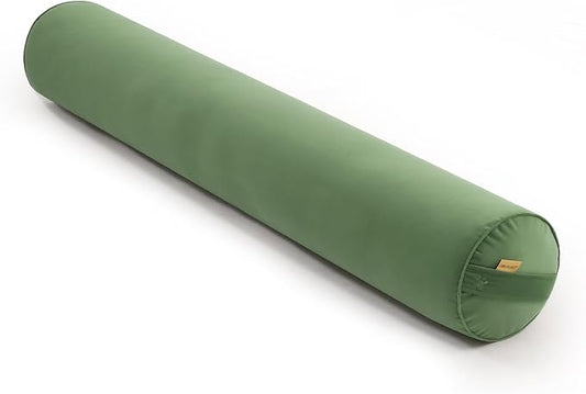 Body Pillow for Adults,Long Round Pillow,Big Cylindrical Pillow,Large Full Bolster Pillows for Side Sleepers (Olive Green, 47.24"*7.87")