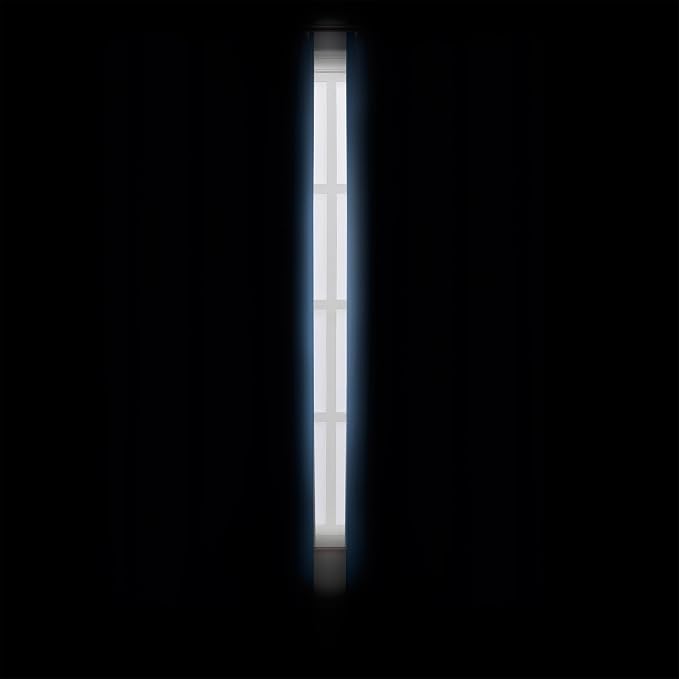 Sky Blue Blackout Curtains 34 x 54 Inch Length/Set of 2 Curtain Panels/Thermal Insulated Room Darkening Blackout Curtains for Bedroom