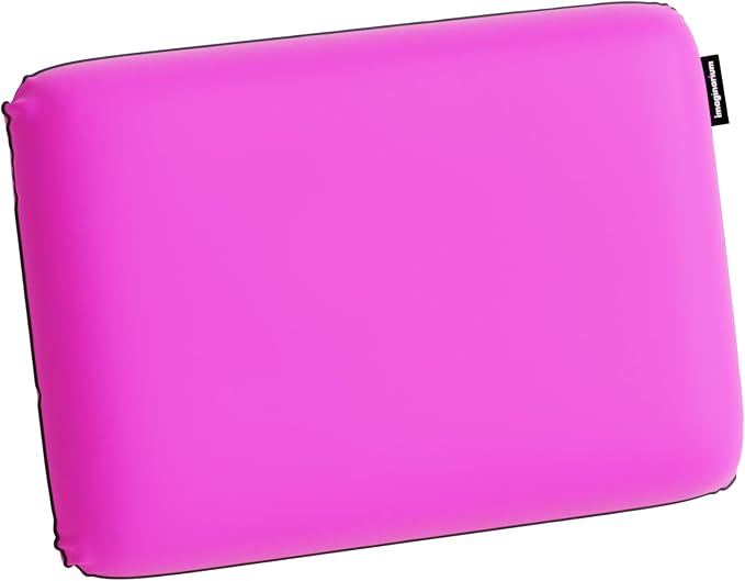 Imaginarium Memory Foam Pillow for Bed - 16" x 24" Standard – Fun Decorative Colorful Pillow for Sleeping - Back, Stomach & Side Sleepers – Includes Cooling Cover (Party Pink)