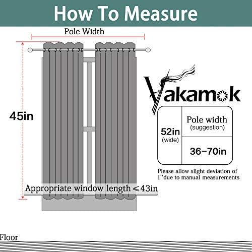Yakamok Room Darkening Curtains 52x45 inch Long Mustard Yellow-Living Room | 2 panels,grommet blackout window treatment,thermal insulated,light blocking drapes,privacy protection,bedroom dining room