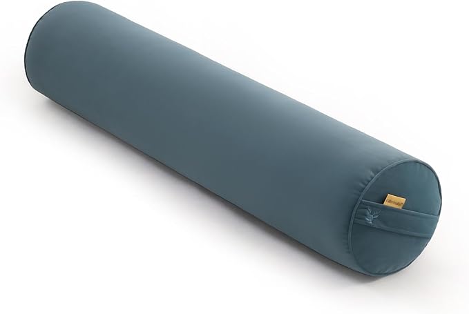 Body Pillow for Adults,Long Round Pillow,Big Cylindrical Pillow,Large Full Bolster Pillows for Side Sleepers (Slate Blue, 39.37"*7.87")