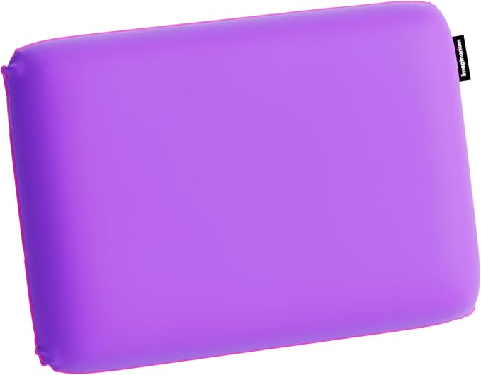 Imaginarium Memory Foam Pillow for Bed - 16" x 24" Standard – Fun Decorative Colorful Pillow for Sleeping - Back, Stomach & Side Sleepers – Includes Cooling Cover (Galactic Purple)