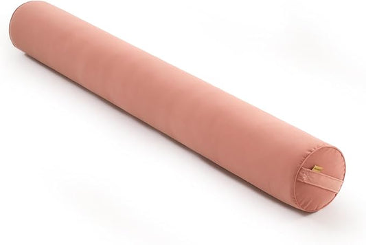 Body Pillow for Adults,Long Round Pillow,Big Cylindrical Pillow,Large Full Bolster Pillows for Side Sleepers (Blush Pink, 59"*7.87")