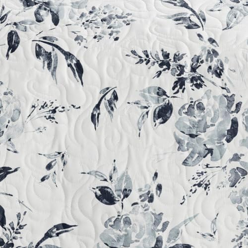 Merit Linens 3 Piece Quilt Set - Super Soft - Lightweight - All Season Quilted Coverlet - Timeless Patterns - King/Cal-King Light Blue