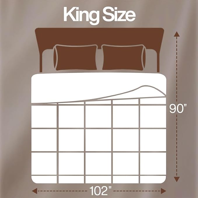 Utopia Bedding Comforter King Size, Duvet Insert, White, 90 x 102 Inches | Soft and Fluffy Down Alternative Bed Comforter, All Season, Breathable, Corner Tabs, Box Stitched, Durable, Machine Washable
