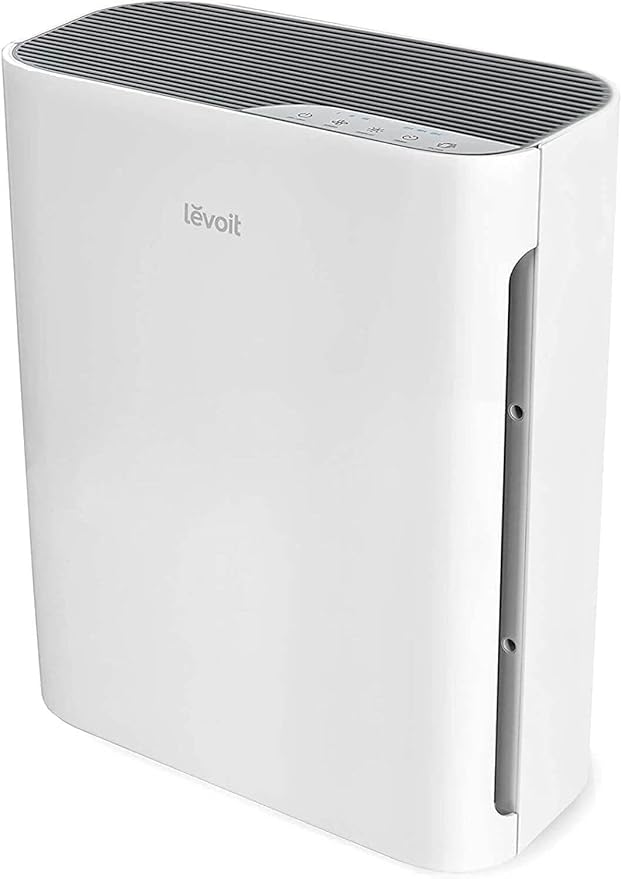 Levoit Air Purifier for Home Bedroom Small Room, Quiet Operation | Washable Pre-Filter for Dander, Smoke, Dust, Pollen, AHAM VERIFIDE, Odor Eliminators, Pet Hair Remover, Vital 100, White