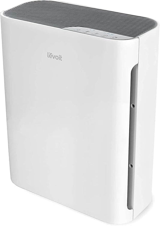 Levoit Air Purifier for Home Bedroom Small Room, Quiet Operation | Washable Pre-Filter for Dander, Smoke, Dust, Pollen, AHAM VERIFIDE, Odor Eliminators, Pet Hair Remover, Vital 100, White