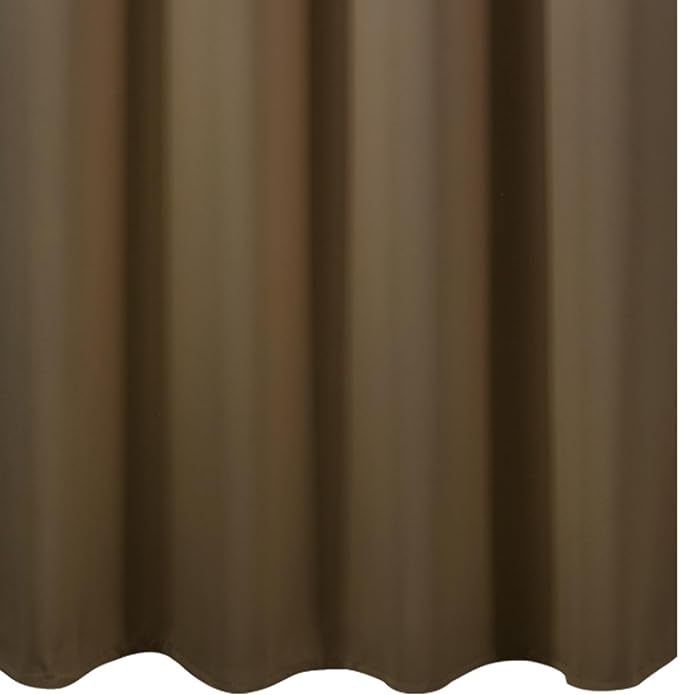 Brown Blackout Curtains 66 x 63 Inch Length/Set of 2 Curtain Panels/Thermal Insulated Room Darkening Blackout Curtains for Bedroom