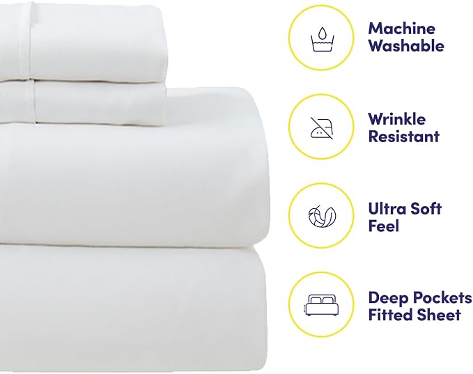 7 Piece Comforter Set Bag Solid Color All Season Soft Down Alternative Blanket & Luxurious Microfiber Bed Sheets, Twin, Gray Plaid