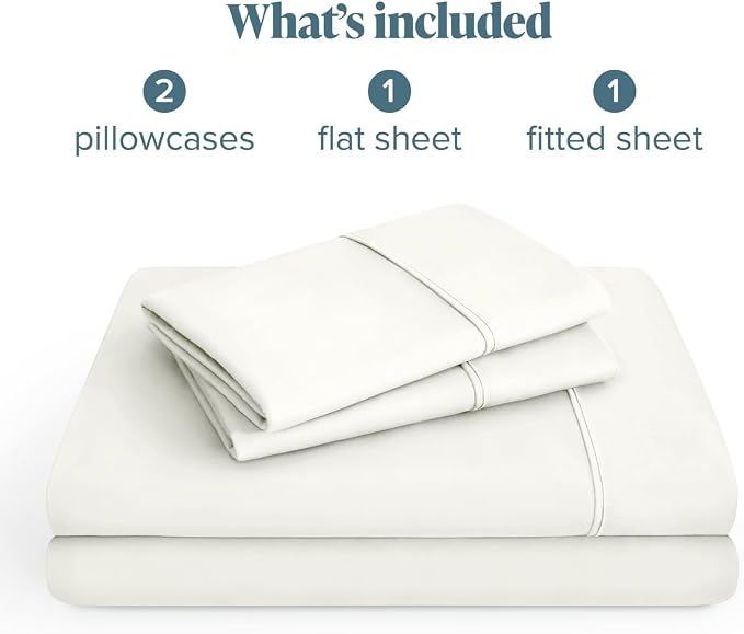 Bare Home King Sheet Set - 1800 Ultra-Soft (King, Cream) | Deep Pockets 6 to 15 Inches, Breathable, Hypoallergenic, Hotel Luxury, Easy Fit, Soft, All-Season
