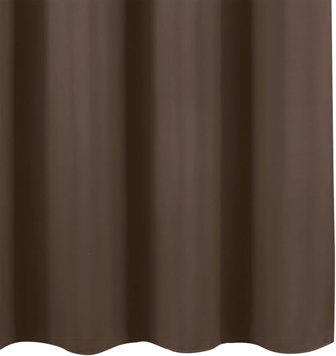 Blackout Curtains 52 x 90 Inch Long Chocolate Curtains Set of 2 Panels Room Darkening Curtains for Bedroom and Living Room