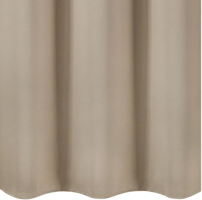 Khaki Thermal Blackout Curtains/38 x 84 Inch/Set of 2 Panels Room Darkening Curtains for Bedroom