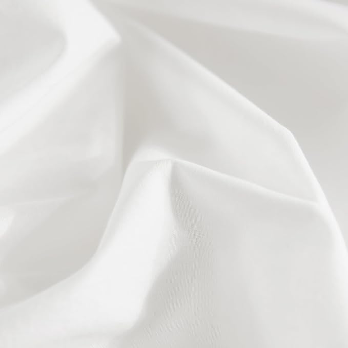 NEXHOME PRO Duvet Cover Set 100% Washed Cotton Full Size Linen Feel Textured Organic Natural 3 Pieces Bedding Set with Zipper Closure and Corner Ties, Breathable and Soft (White, No Comforter)