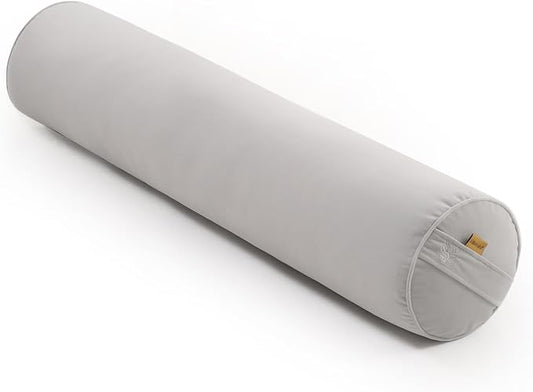 Body Pillow for Adults,Long Round Pillow,Big Cylindrical Pillow,Large Full Bolster Pillows for Side Sleepers (Silver Gray, 39.37"*7.87")
