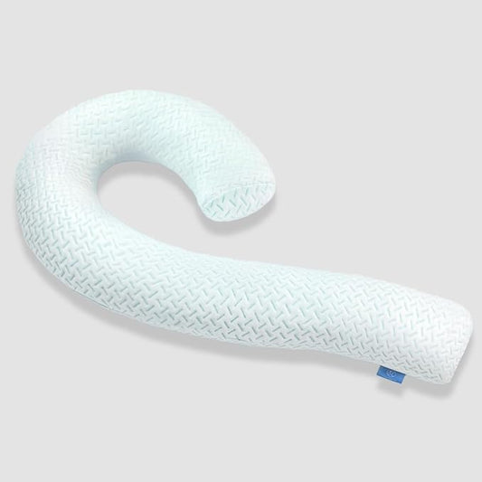 Cooling Body Pillow for Adults Swan Shaped Side Sleeper Pregnancy Pillow 49 Inch