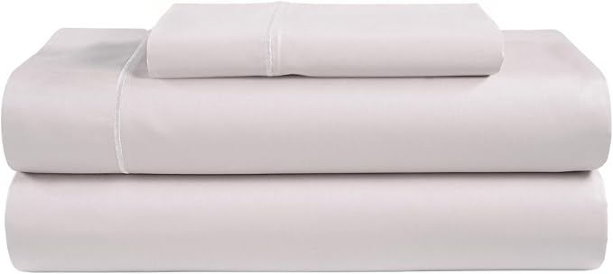 Twin Sheets Set, 800 Thread Count Sateen Weave Twin Bed Sheets - Lavender | Luxury Sateen Weave Fully elasticized Sheet & Pillowcase Sets,Silky Soft, Machine Washable 100% Cotton Sheet, Fade Resistant