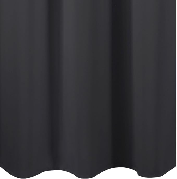 Dark Grey Thermal Blackout Curtains/38 x 63 Inch/Set of 2 Panels Room Darkening Curtains for Bedroom