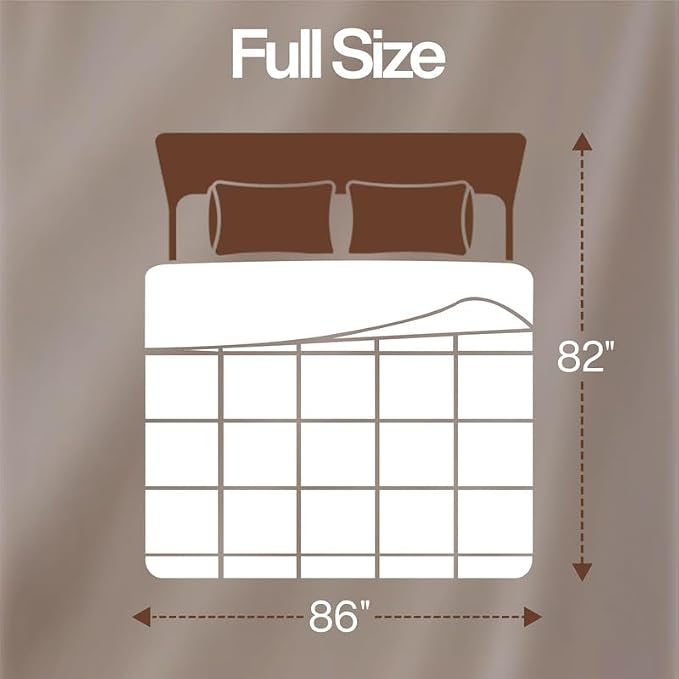 Utopia Bedding Full Size Comforter, Duvet Insert, White, 82 x 86 Inches | Soft and Fluffy Down Alternative Bed Comforter, All Season, Breathable, Corner Tabs, Box Stitched, Durable, Machine Washable