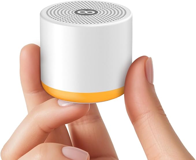 Portable White Noise Machine Mini Sound Machine with Light 30 Soothing Sounds Rechargeable for Adults Baby Kids Sleep Brown Noise Machine with Memory Function 4 Timers for Travel Camping Home Office