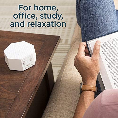 Adaptive Sound Technologies LectroFan Classic Sound Machine, White | Soothing Sound Machine for Sleep with a Built-in Sleep Timer, Non-Looping Sounds, Speech Privacy and Compact Design