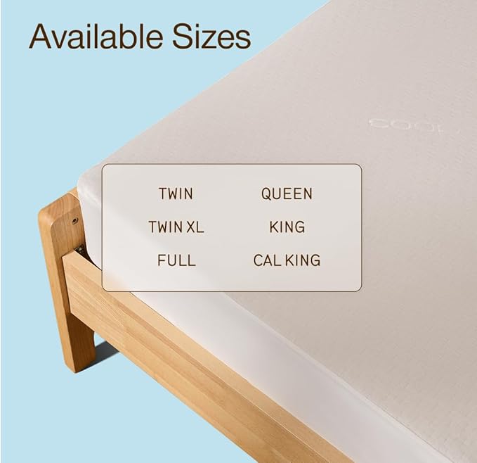 Coop Home Goods Ultra-Cool Waterproof Mattress Protector, Twin, Cooling Mattress Protector, Machine Washable Cooling Bed Cover, Whisper Quiet Waterproof Bed Cover, Twin (39x75)