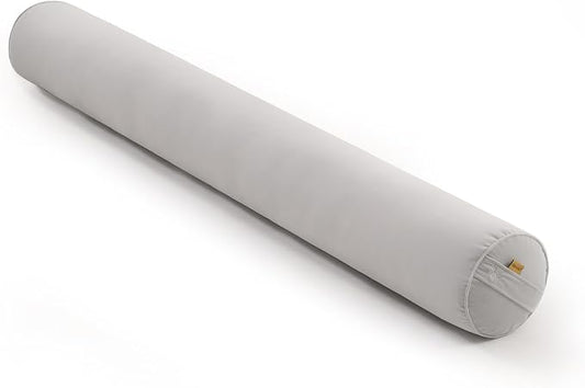 Body Pillow for Adults,Long Round Pillow,Big Cylindrical Pillow,Large Full Bolster Pillows for Side Sleepers (Silver Gray, 59"*7.87")
