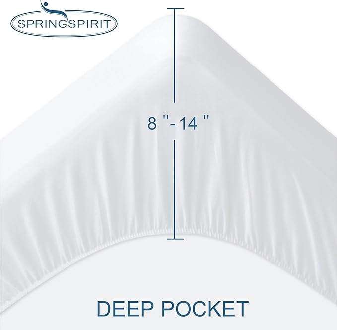 Full XL Size Mattress Protector Waterproof,Absorbent Fitted Sheet | up to 14" Deep Pocket,Mattress Cover Full Extra Long Size Bed Sheets,Terry Machine Wash Protection Mattress Protector