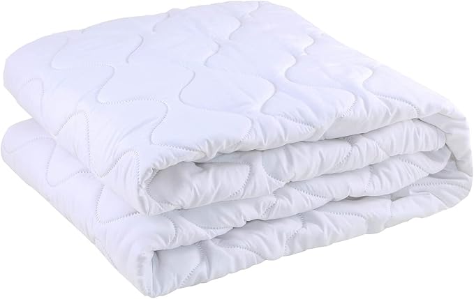 Kingnex Quilted Waterproof King Size Mattress Protector Pad | Padded Fitted Cover for 78x80 Bed, Soft Brushed Microfiber Surface, Noiseless
