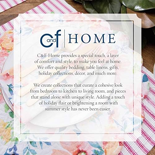 C&F Home Sabella Full/Queen Quilt 100% Cotton Lightweight Machine Washable Reversible Bedspread Coverlet Full/Queen Quilt Blue